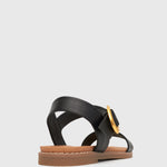 Wider Fit ATLANTA Vegan Flat Sandals