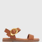 Wider Fit ATLANTA Vegan Flat Sandals