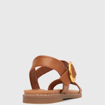 Wider Fit ATLANTA Vegan Flat Sandals