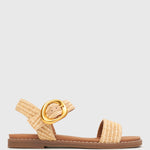 Wider Fit ATLANTA Vegan Flat Sandals