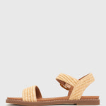 Wider Fit ATLANTA Vegan Flat Sandals