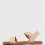 Wider Fit ATLANTA Vegan Flat Sandals