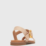 Wider Fit ATLANTA Vegan Flat Sandals