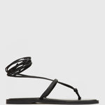 COVE Leather Strappy Flat Sandals