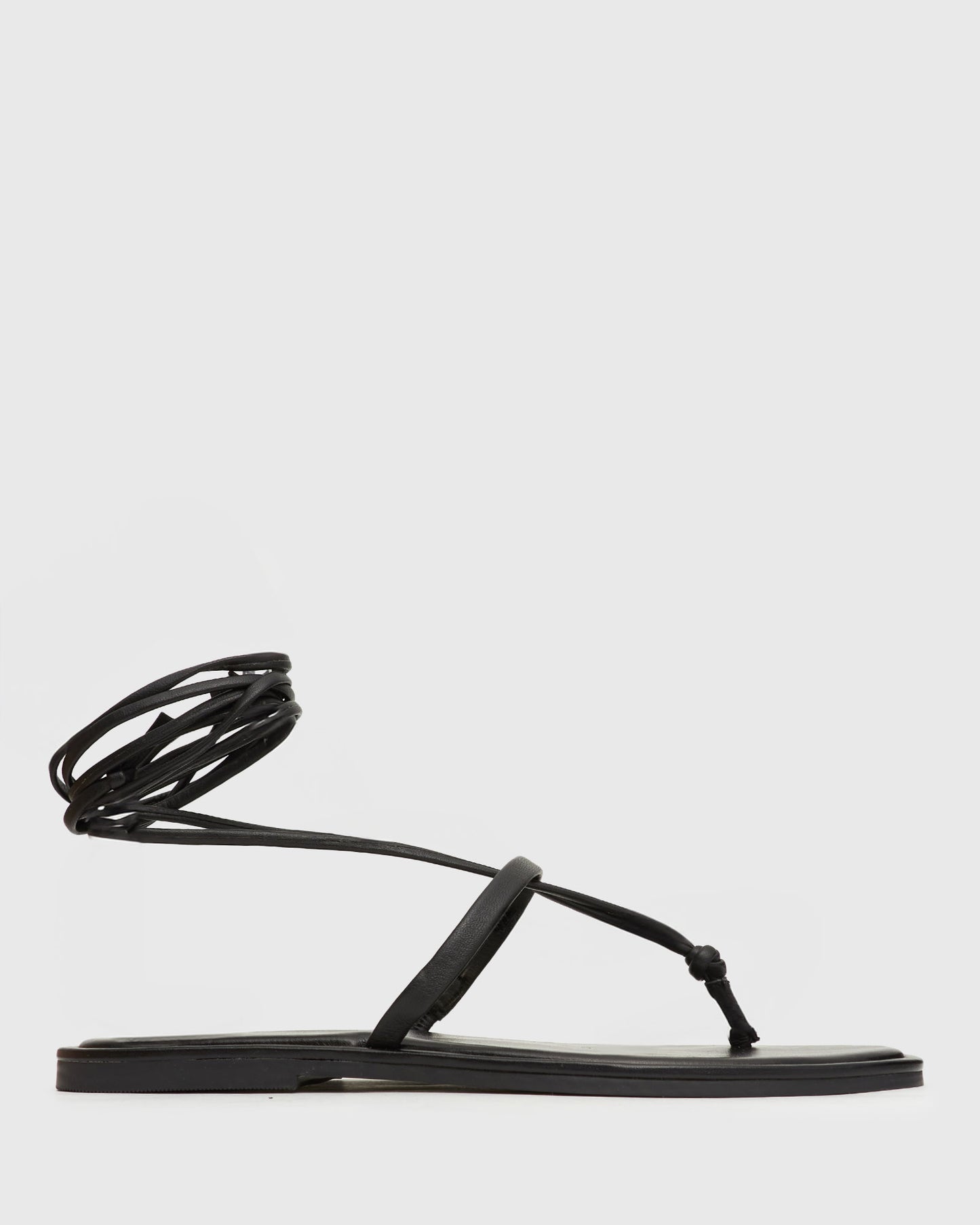 COVE Leather Strappy Flat Sandals