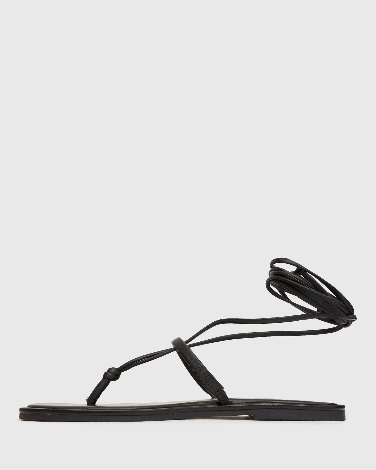 COVE Leather Strappy Flat Sandals