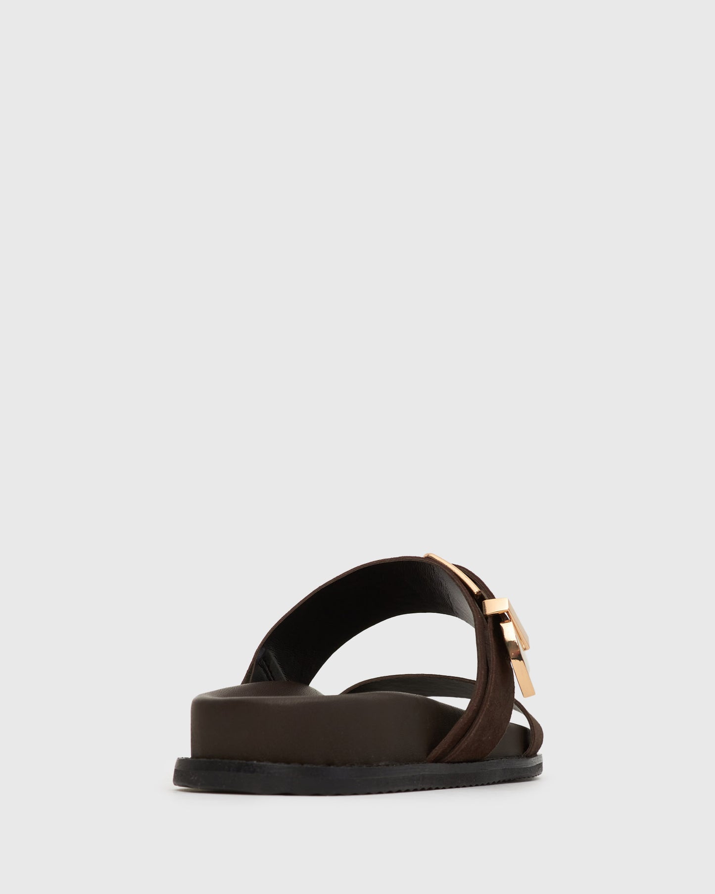 BYRON Double Strap Suede Sandals