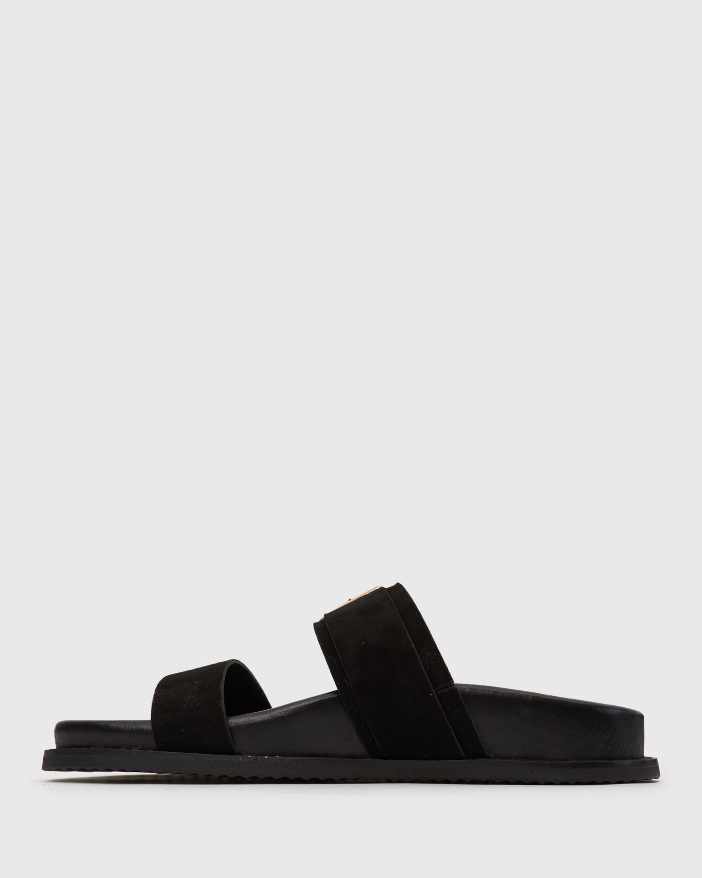 BYRON Double Strap Suede Sandals