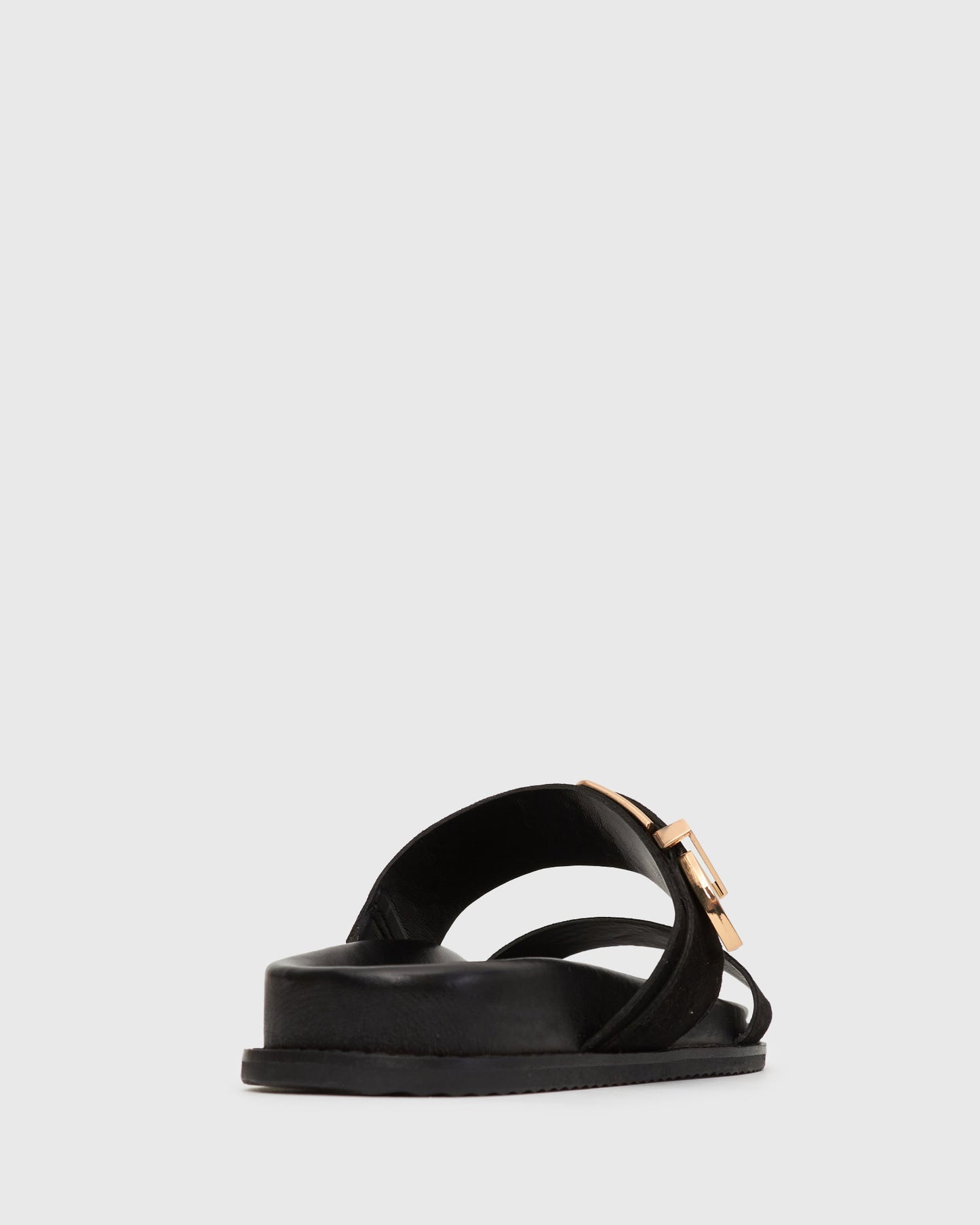 BYRON Double Strap Suede Sandals