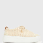 GENOVA Raffia Leather Sneakers