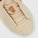 GENOVA Raffia Leather Sneakers