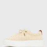 GENOVA Raffia Leather Sneakers