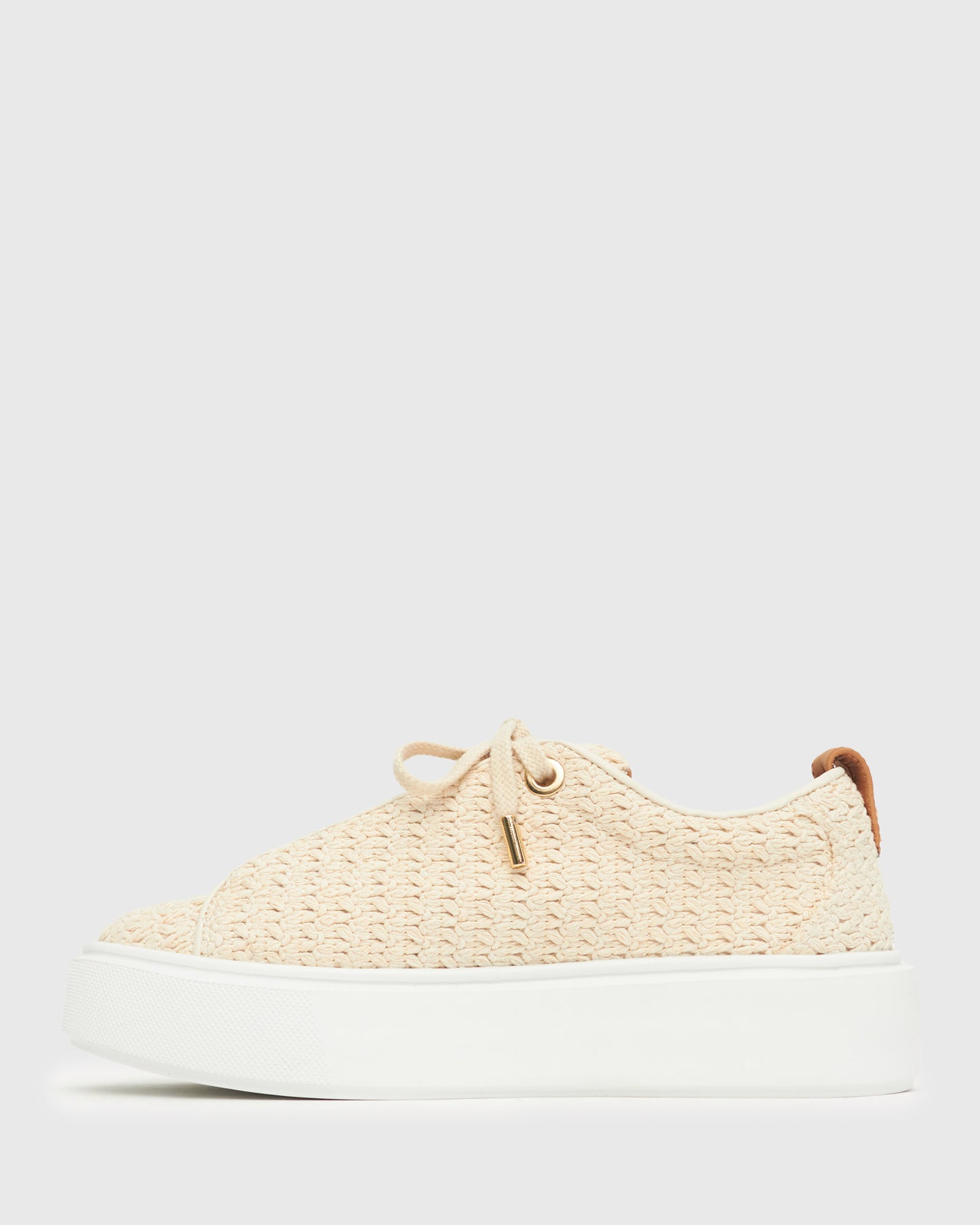 GENOVA Raffia Leather Sneakers