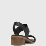 Wider Fit HANSEL Braided Ankle Strap Sandals