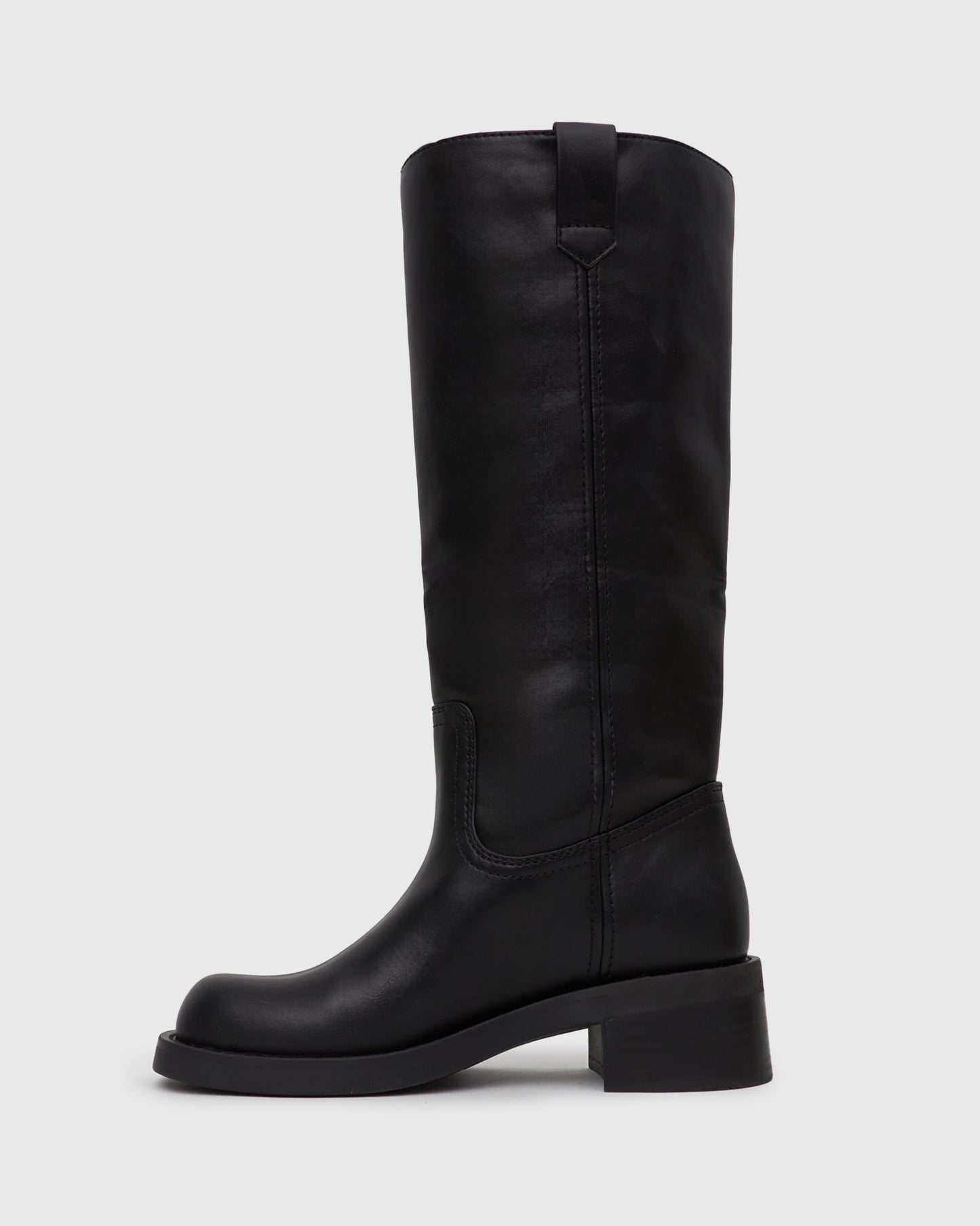 FEAR Stacked Heel Knee Boots