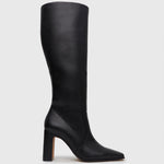 FRENCHIE Block Heeled Knee Boots