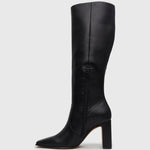 FRENCHIE Block Heeled Knee Boots