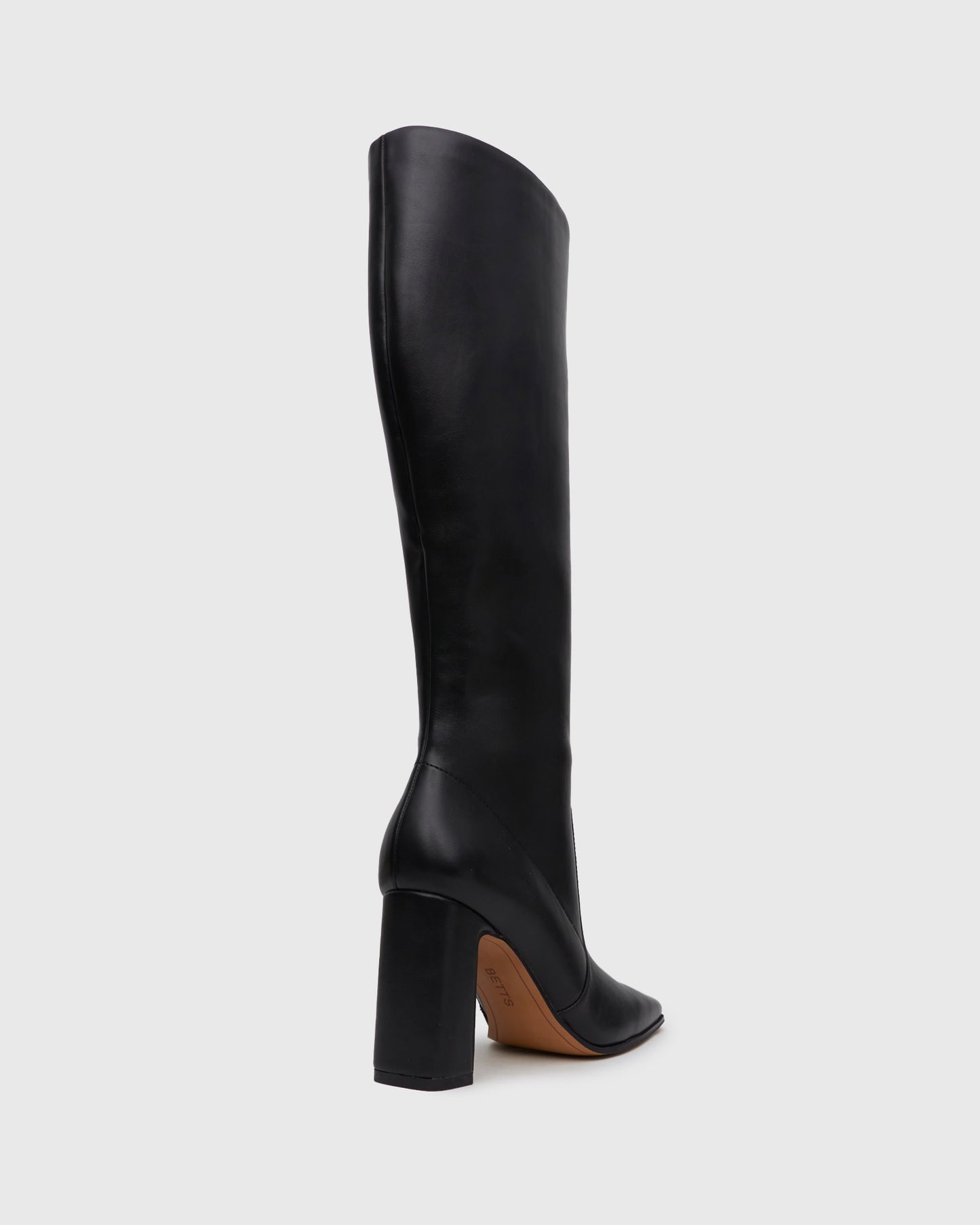 FRENCHIE Block Heeled Knee Boots