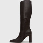 FRENCHIE Block Heeled Knee Boots