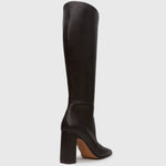 FRENCHIE Block Heeled Knee Boots