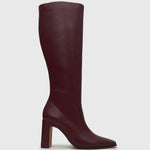 PRE-ORDER FRENCHIE Block Heeled Knee Boots