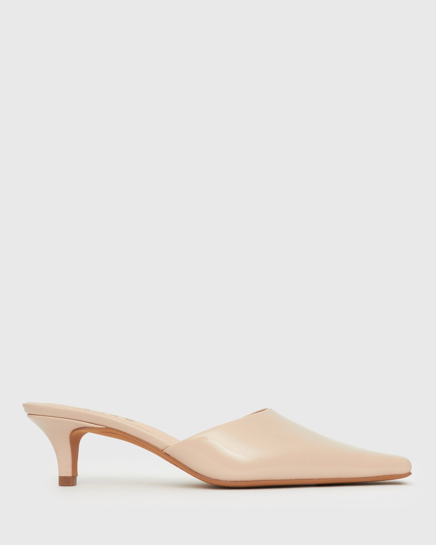 PASCAL Kitten Heel Square Toe Mules