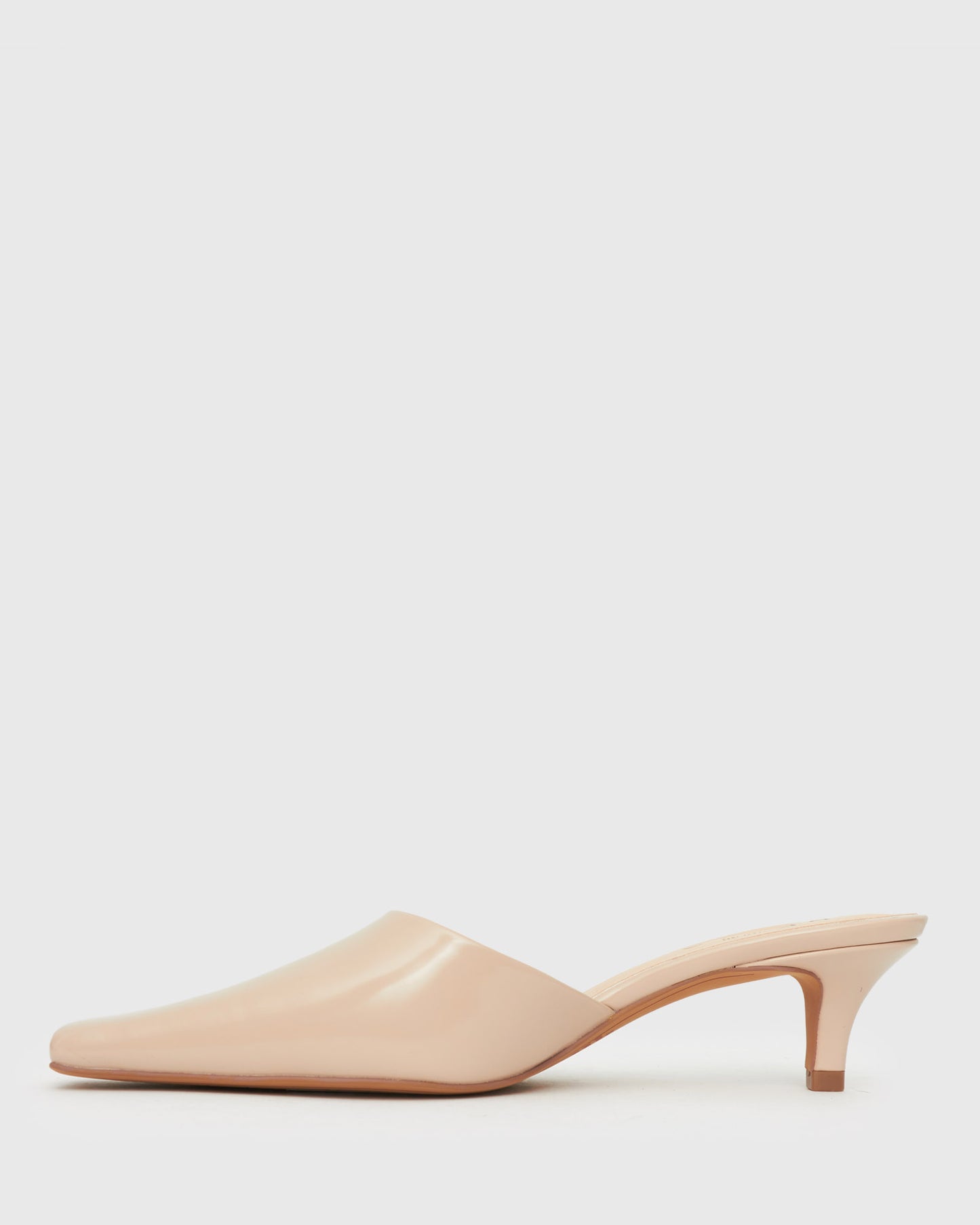 PASCAL Kitten Heel Square Toe Mules