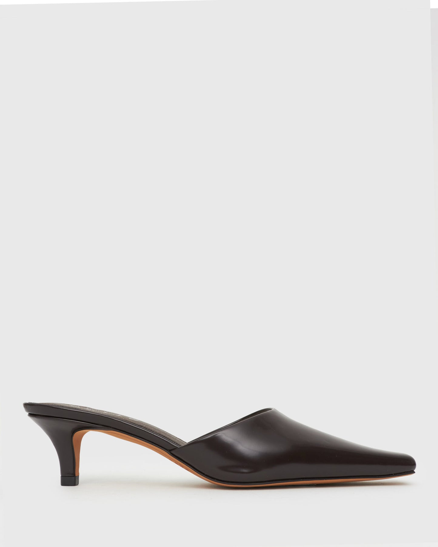 PASCAL Kitten Heel Square Toe Mules