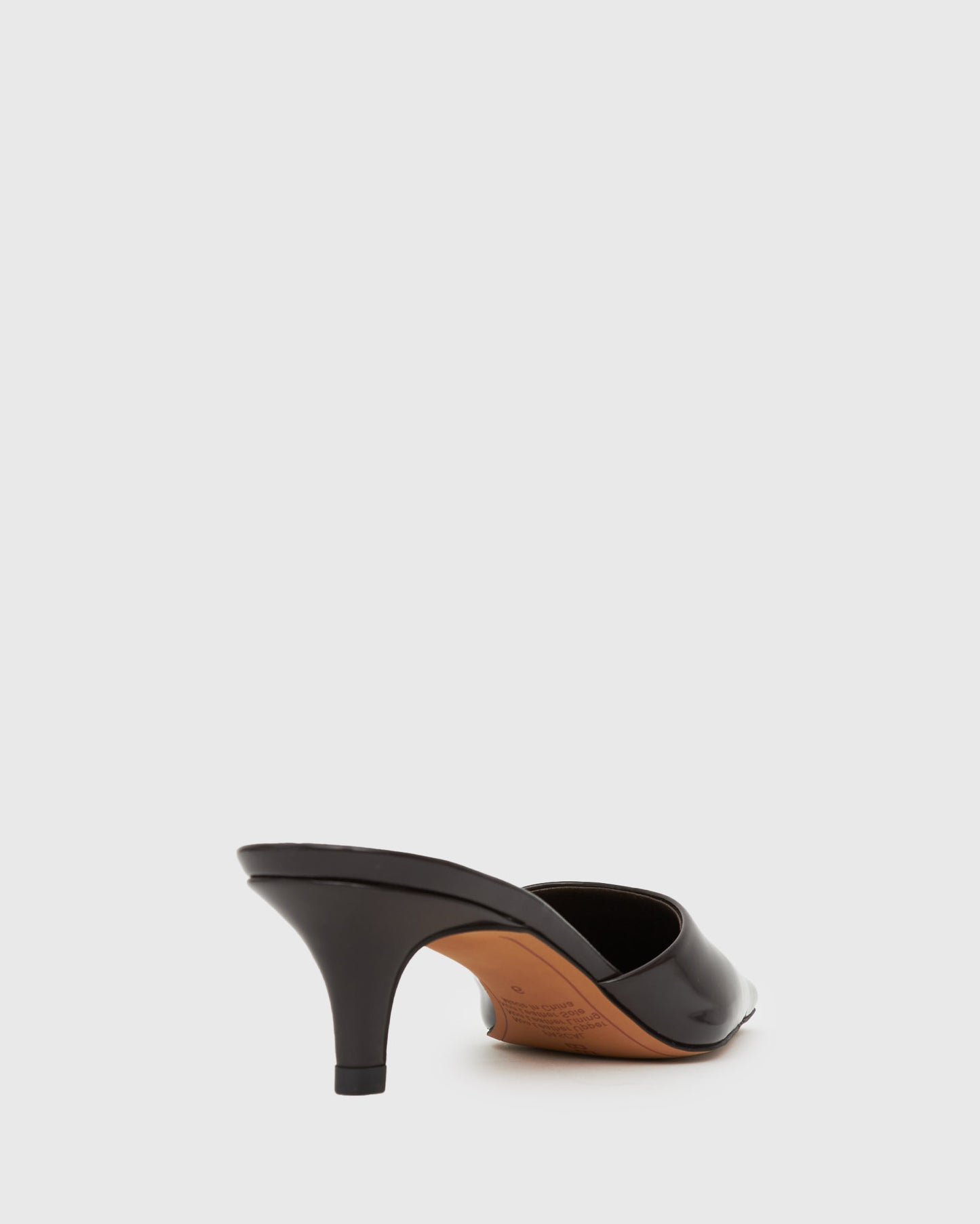 PASCAL Kitten Heel Square Toe Mules