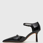 PRE-ORDER YVONNE Ankle Strap Stiletto Point