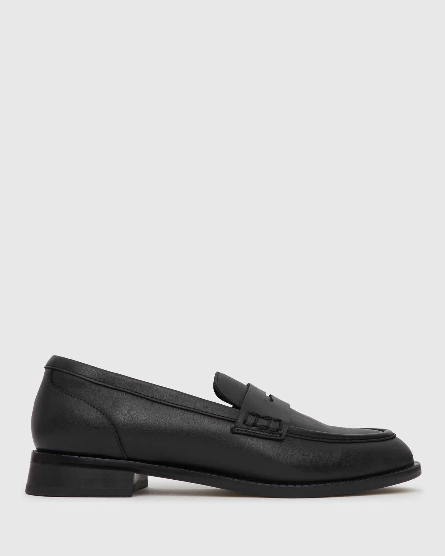 CASSIE Leather Penny Loafers