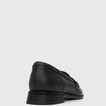 CASSIE Leather Penny Loafers