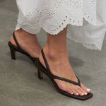 ZOE Low Heel Thong Sandals