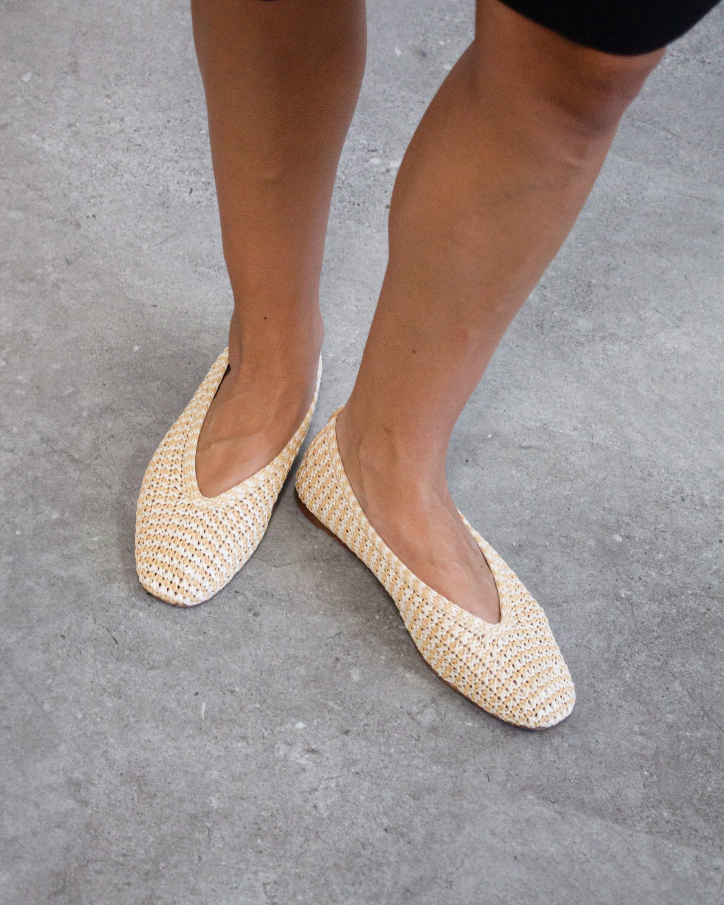 LOTUS Woven Ballet Flats