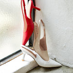 JERRY Slingback Stiletto Heel Pumps