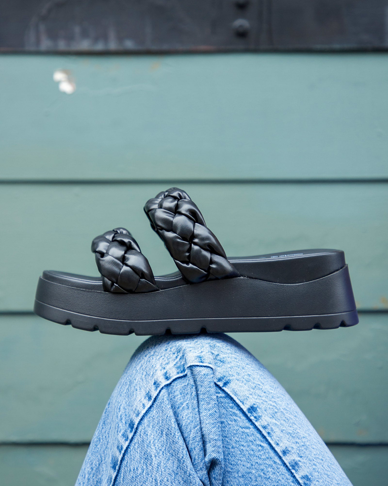 Buy KOAH Plaited Double Band Slides by Betts online - Betts