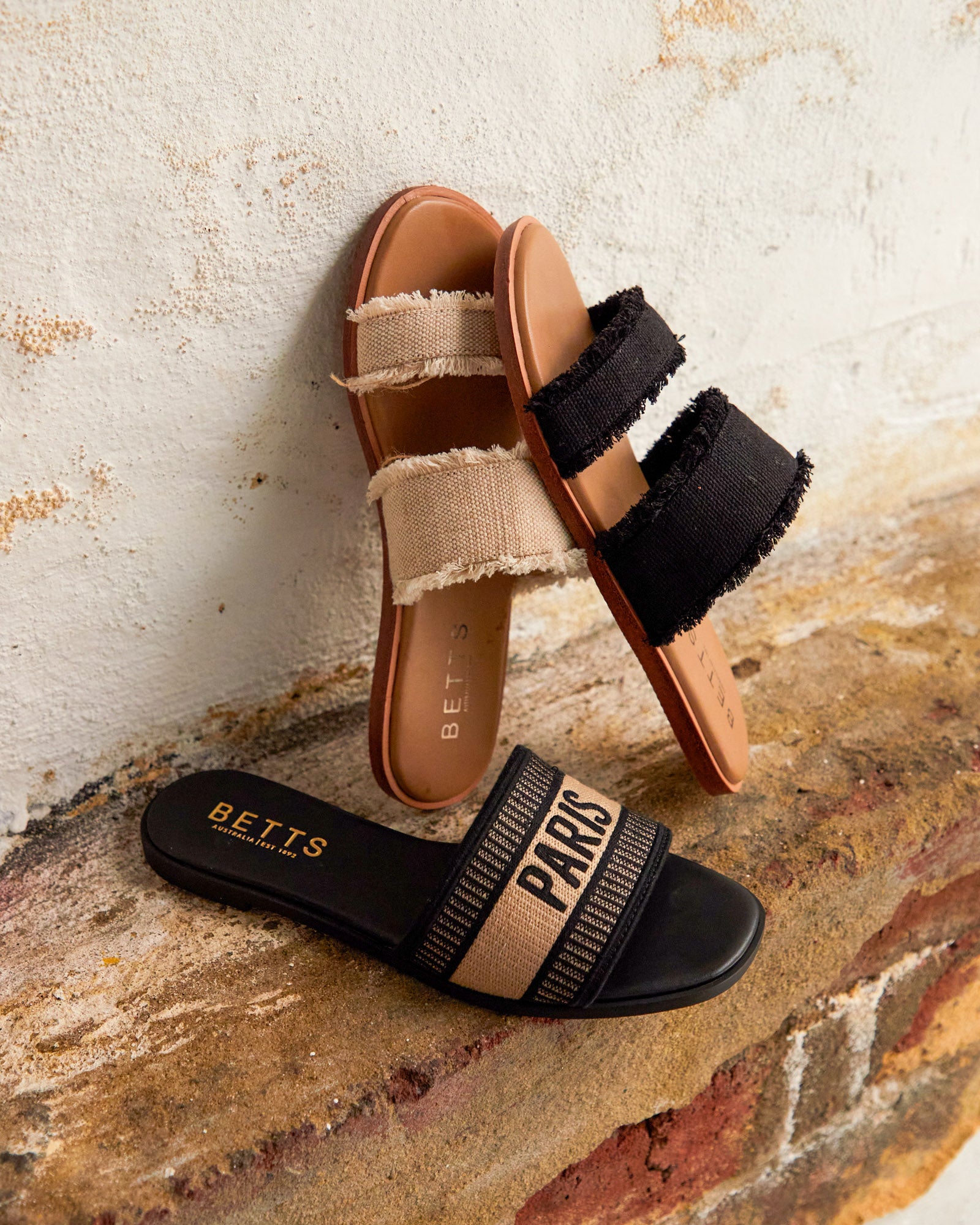 Betts best sale leather slides