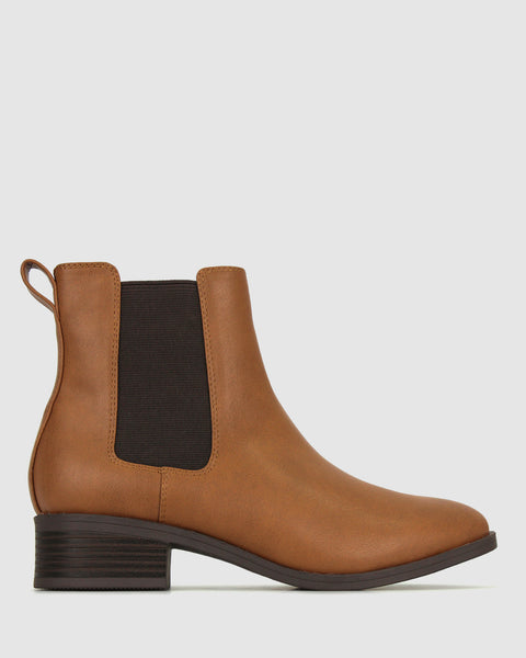 Buy Wider Fit ELLIOT Vegan Ankle Chelsea Boots by ZEROE online Betts