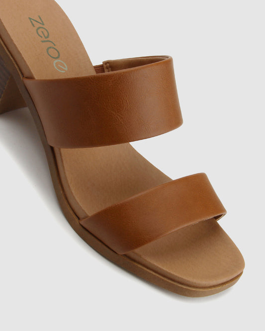 PIPPA Vegan Block Heel Mules