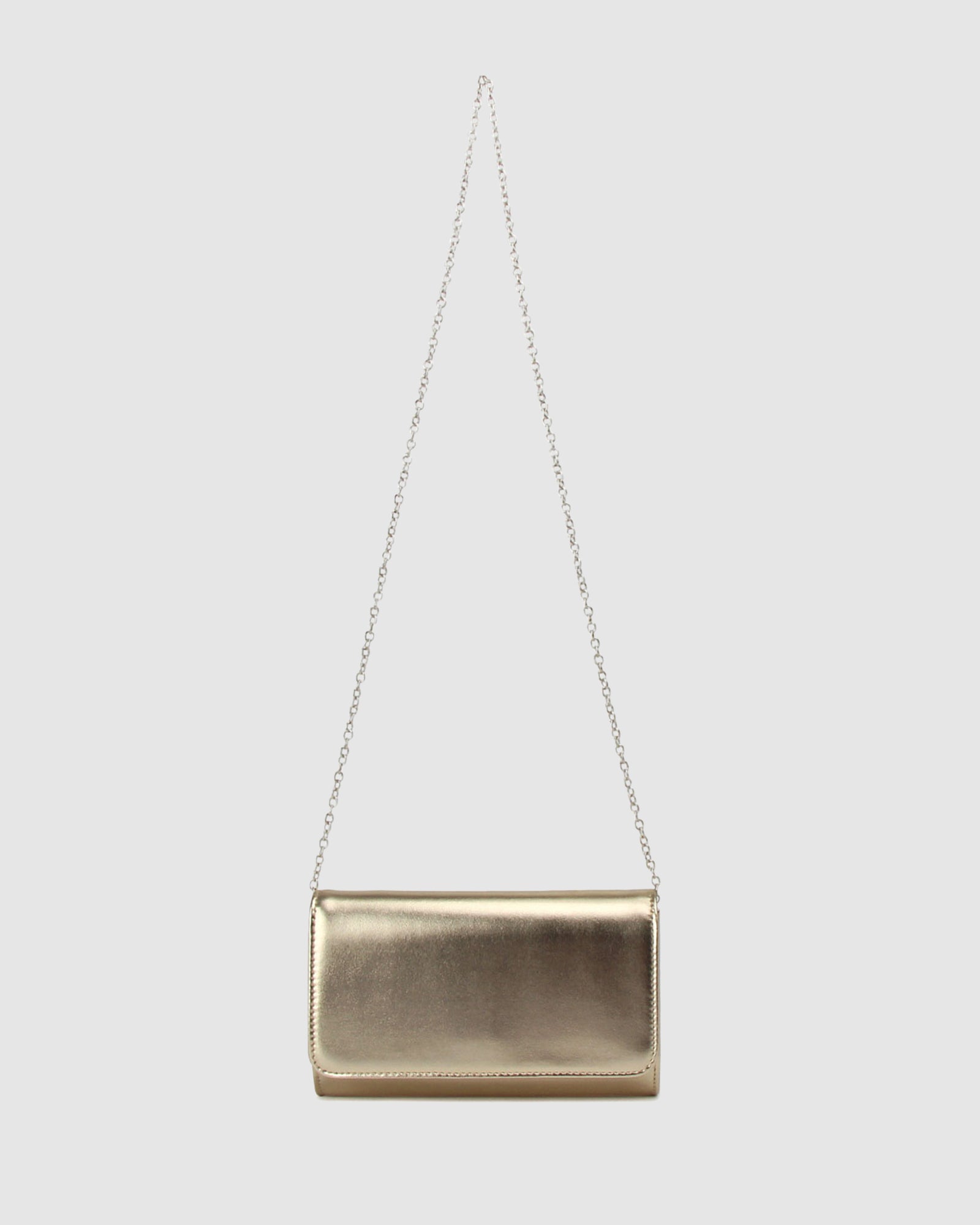 White and gold clutch hot sale bag