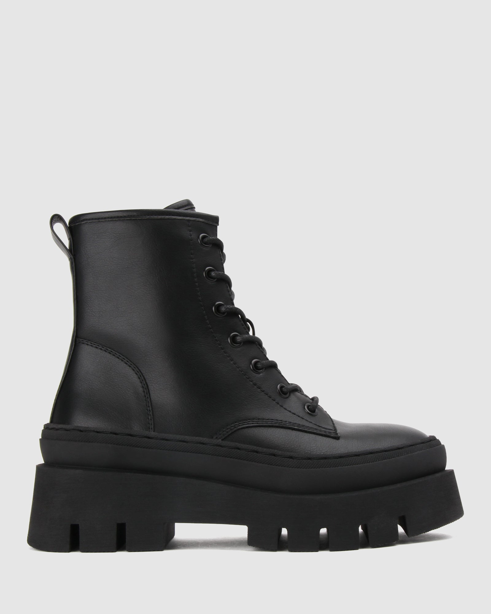 Chunky black cheap combat boots