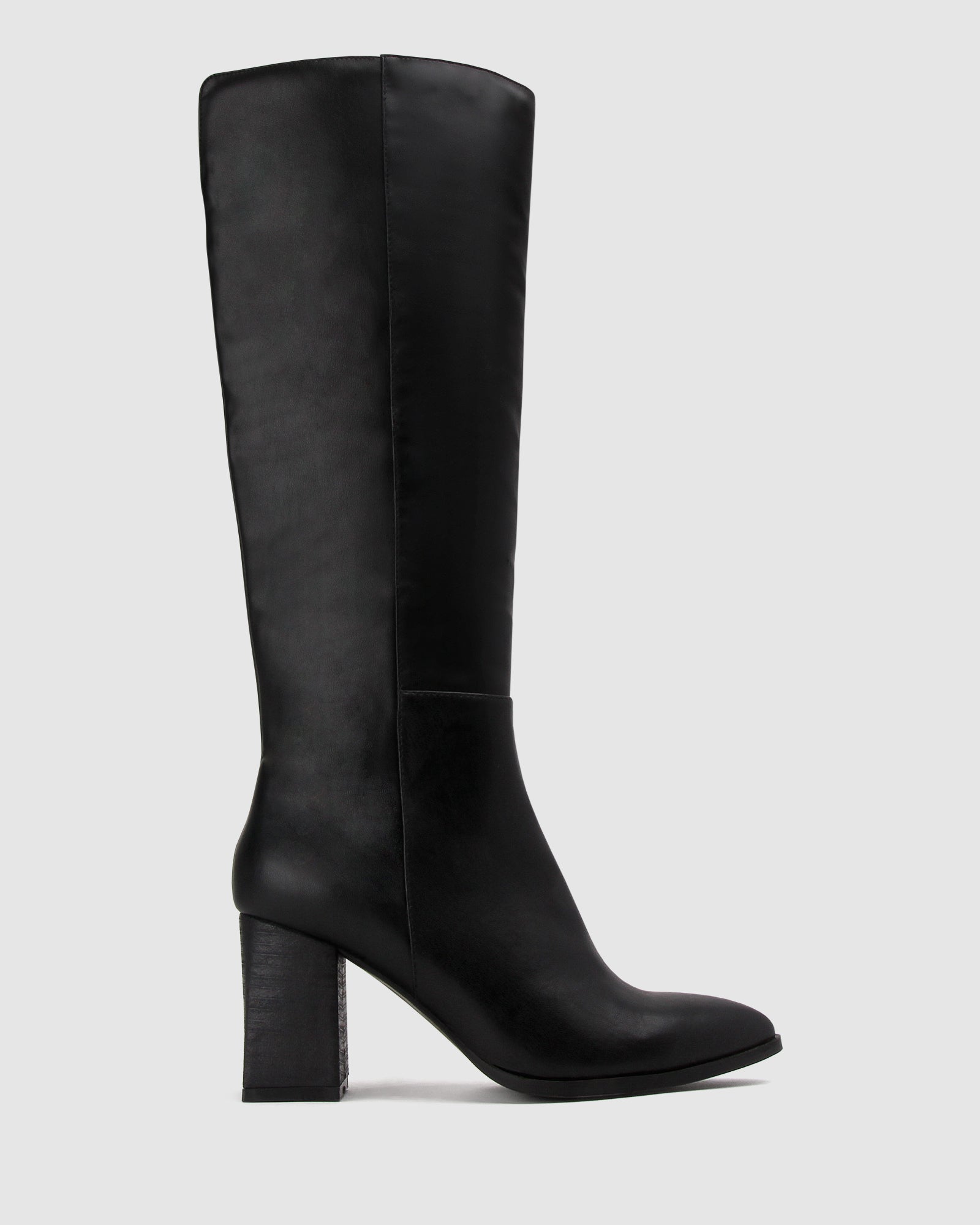 Buy CAMILLE Knee High Block Boots by Zeroe online - Betts